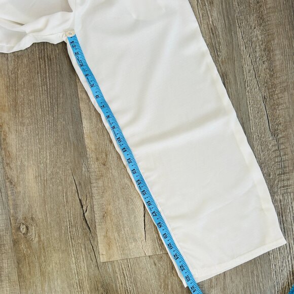 Lightweight jumpsuit with POCKETS and floral print on bib (size S) - Picture 11 of 11